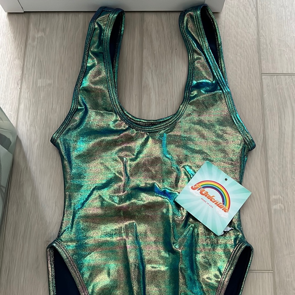 J. Valentine One Piece Opal Holographic Bodysuit (sold)
